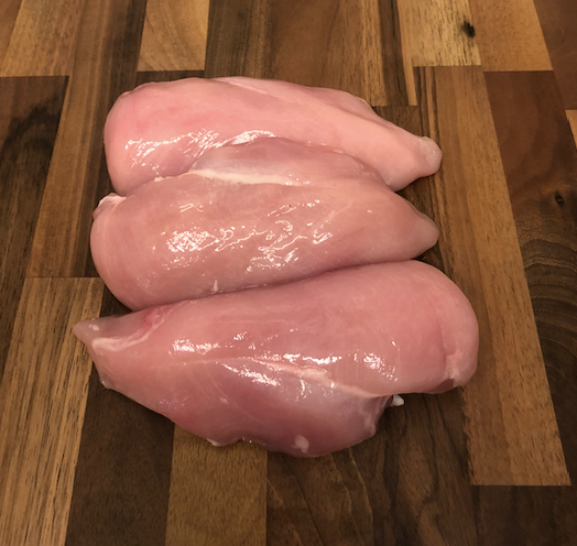 Fresh English Chicken Fillets (1 fillet = 200g - 230g)(boneless & skinless)