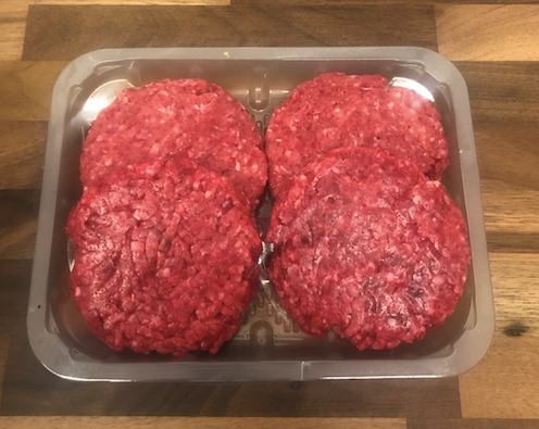Beef Burgers 4oz (pack of 4)(mix and match)