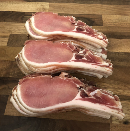 Dry Cured  Back Bacon 300g approx 6 rashers