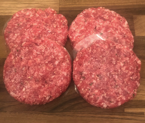Home Made Lamb & Mint Burger (114g / 4oz)