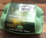 Medium free range eggs - pack of 6