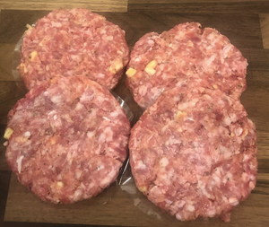 Pork & Apple Bugers (114g / 4oz)