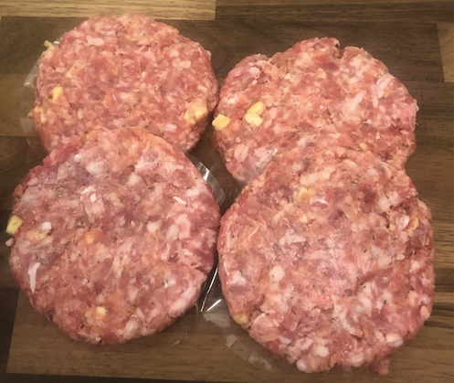 Pork & Apple Bugers (114g / 4oz)